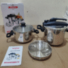 DESSINI Stainless Steel Pressure Cooker Set 24cm, 5+7L - Image 8