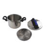 DESSINI Stainless Steel Pressure Cooker Set 24cm, 5+7L - Image 2