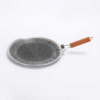Honeycomb Non-Sticky Stainless Steel (SUS 316) Pan Tawa with Wooden Handle (34cm) - Image 7