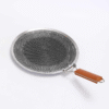 Honeycomb Non-Sticky Stainless Steel (SUS 316) Pan Tawa with Wooden Handle (34cm) - Image 8