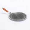 Honeycomb Non-Sticky Stainless Steel (SUS 316) Pan Tawa with Wooden Handle (34cm) - Image 5