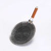 Honeycomb Non-Sticky Stainless Steel (SUS 316) Pan Tawa with Wooden Handle (34cm) - Image 6