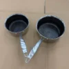 Honeycomb Laser Coated Stainless Steel Saucepan with Glass Lid (Single Smooth Handle) - Image 2
