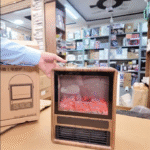 AIGEREK Electric Room Heater & Fireplace 1.5KW